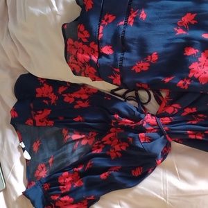 Floral Wrap Dress